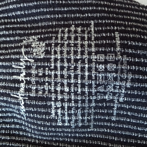 🔥 NWOT!! 🔥 Free People seamless crop washed grey/black Size M-L - Picture 7 of 8